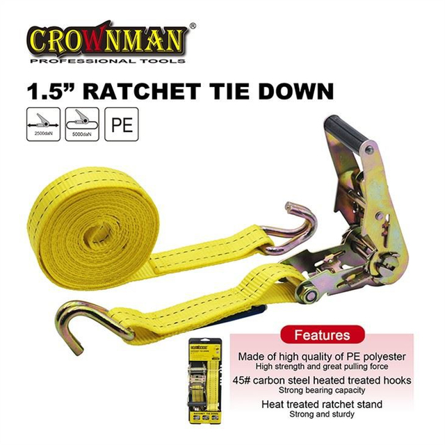 Amarração de catraca CROWNMAN, corda de amarração de catraca, corda de catraca