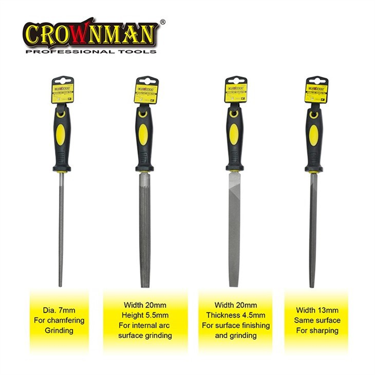 Limas de aço para ferramentas manuais CROWNMAN