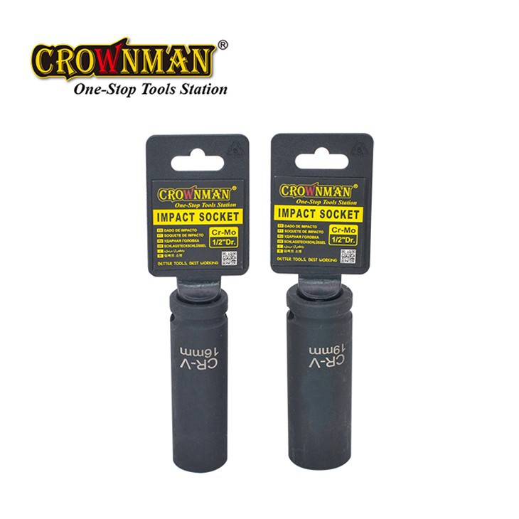 CROWNMAN 1/2' Soquete longo Dr. Impact