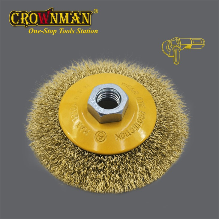 Roda de fio de aço circular paralela CROWNMAN
