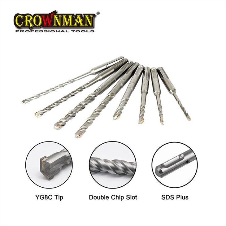 Conjunto de broca de martelo 5PCS SDS Plus