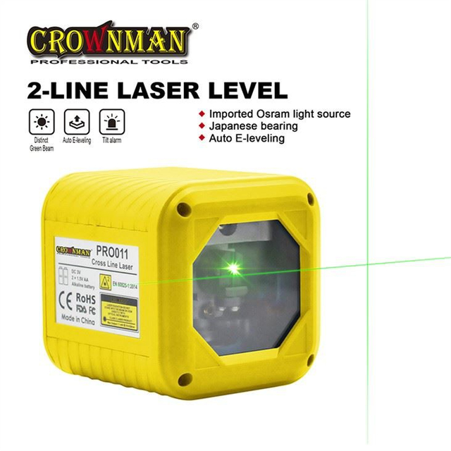 Nível de laser de 2 linhas