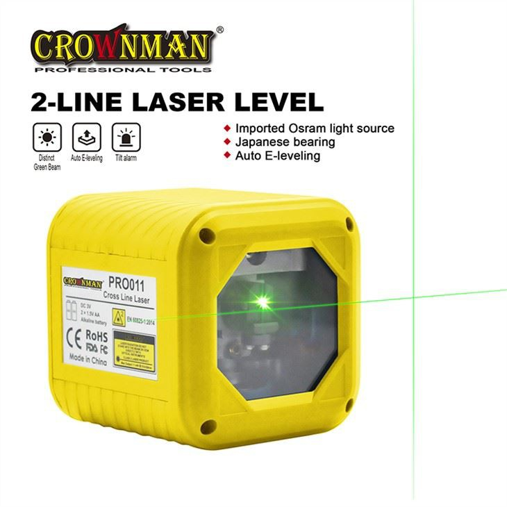 Nível de laser de 2 linhas