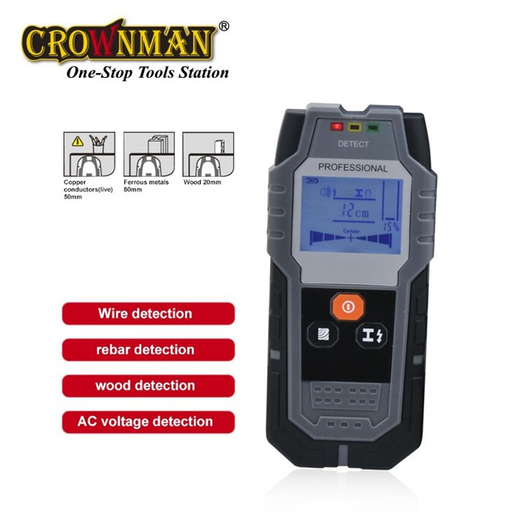 Detector de metais digital de parede CROWNMAN