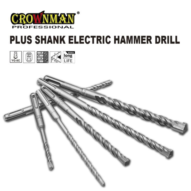 Broca de martelo elétrico Plus Shank