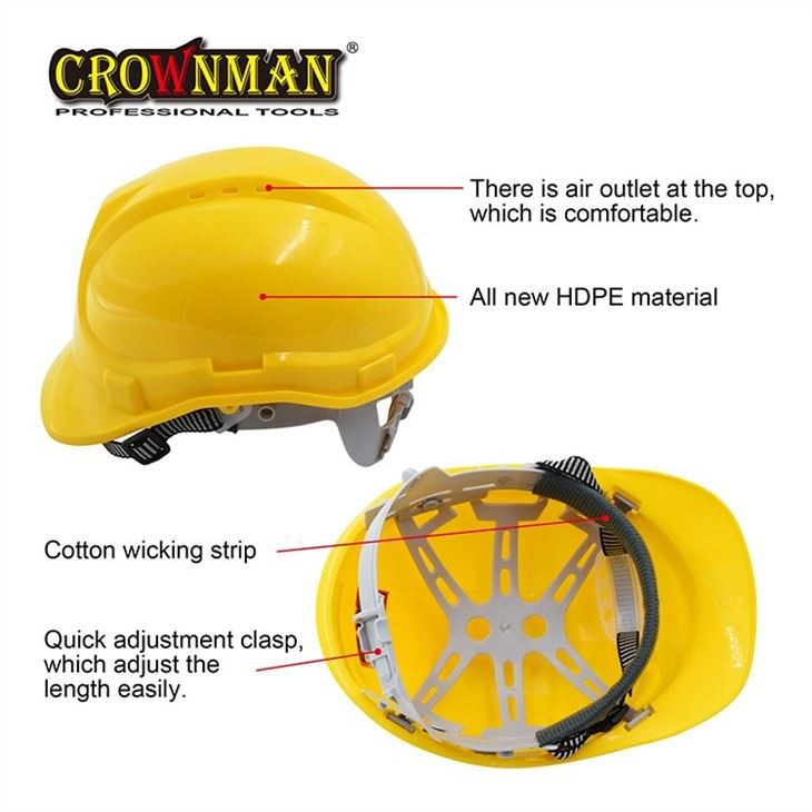 Capacete HDPE com certificado CE
