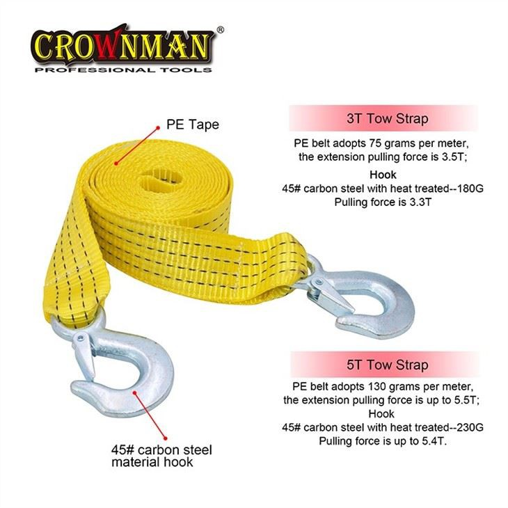 Correia de reboque CROWNMAN