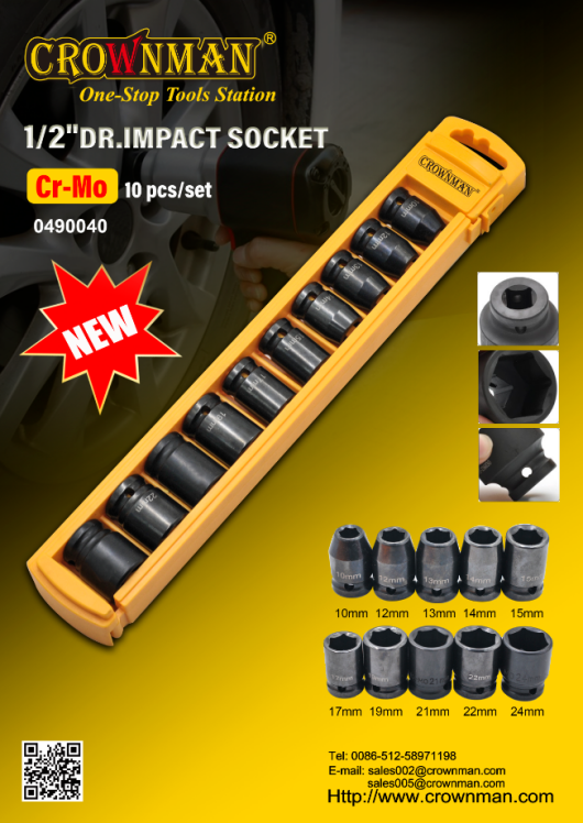 Soquete de impacto Dr. Professional de 1/2'