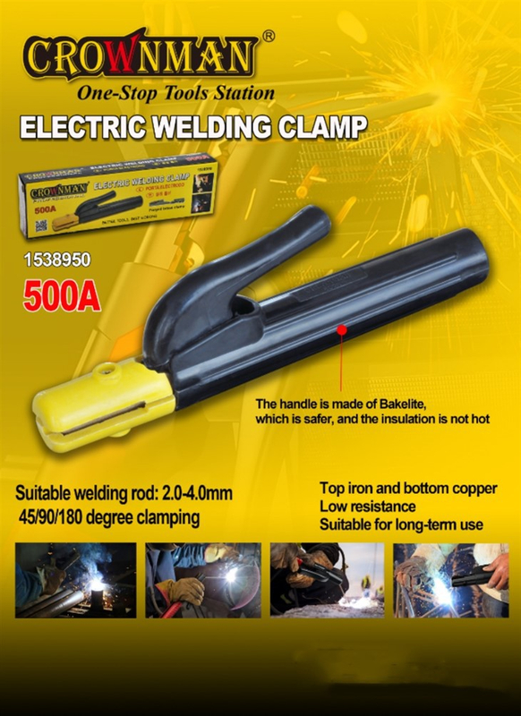 Braçadeira de soldagem elétrica