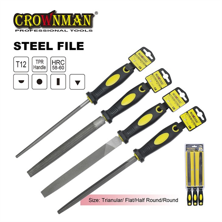 Limas de aço para ferramentas manuais CROWNMAN