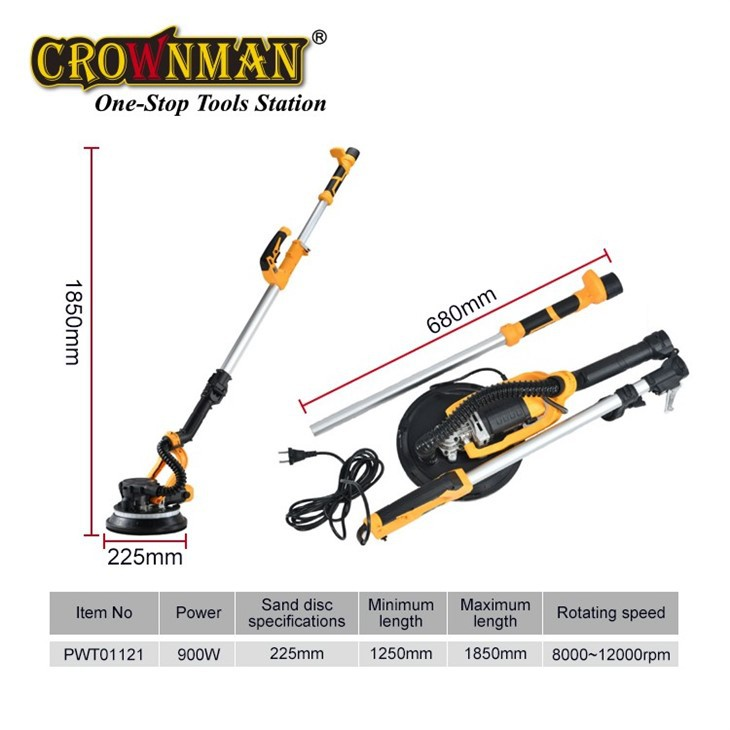 Lixadeira de drywall CROWNMAN