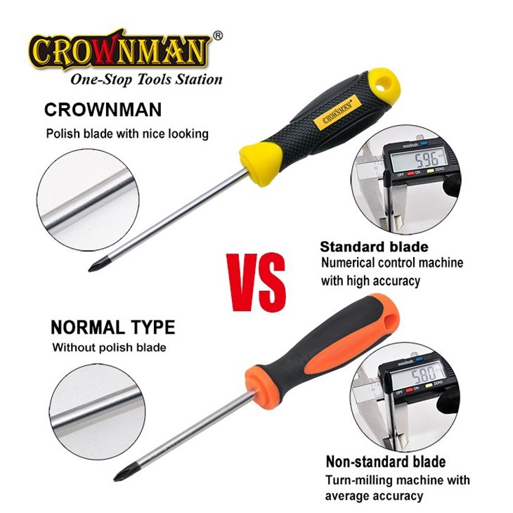 Conjunto de chave de fenda CROWNMAN 8PCS