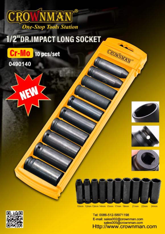 Soquete de impacto Dr. Professional de 1/2'