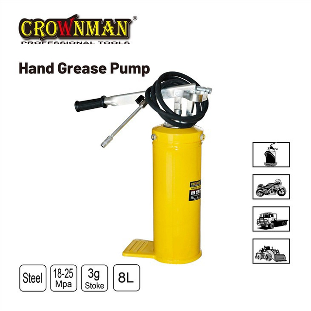Bomba de graxa manual 8L