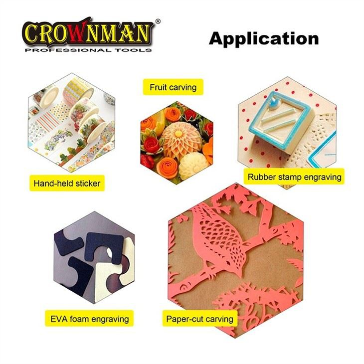 Faca de hobby CROWNMAN para corte e escultura