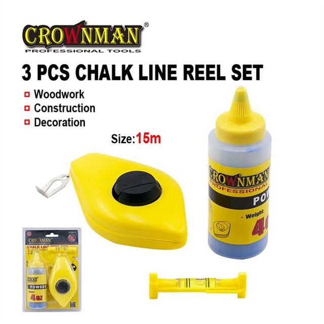 Conjunto de carretel de linha de giz 3PCS