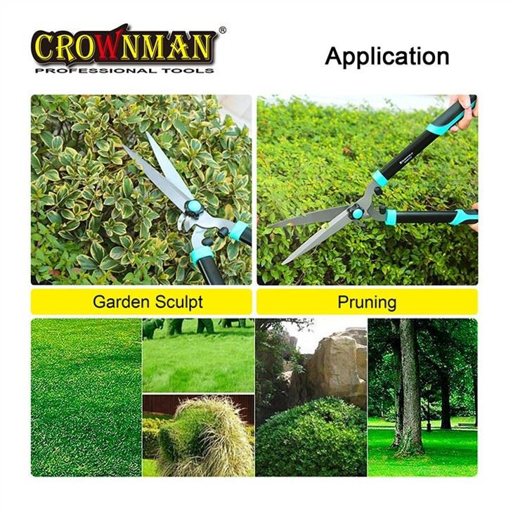 Tesoura para sebes CROWNMAN para ferramentas de jardim