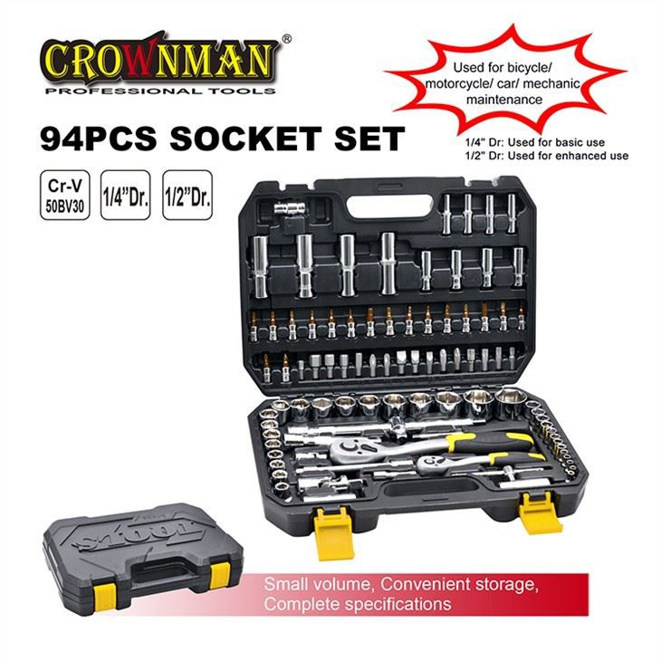 Conjunto de bits de soquetes 94PCS