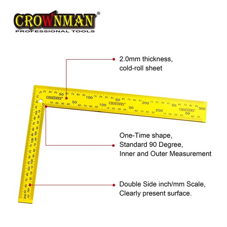 Quadrado angular CROWNMAN