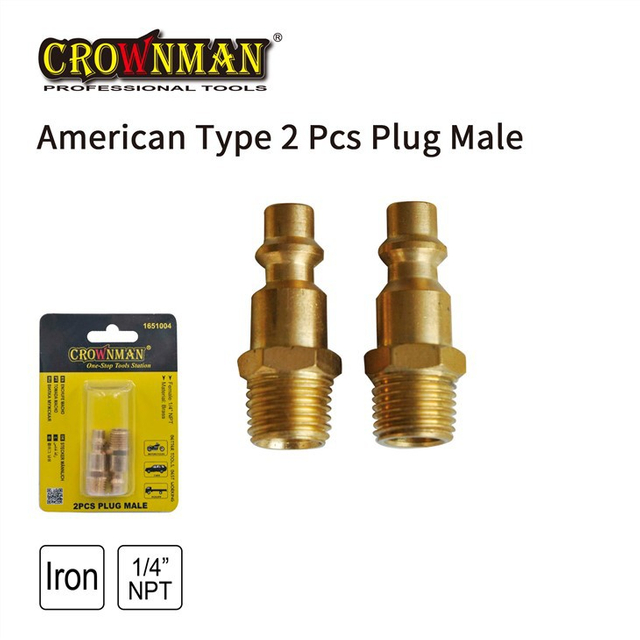 Conjunto macho de plugue tipo americano 2 unidades