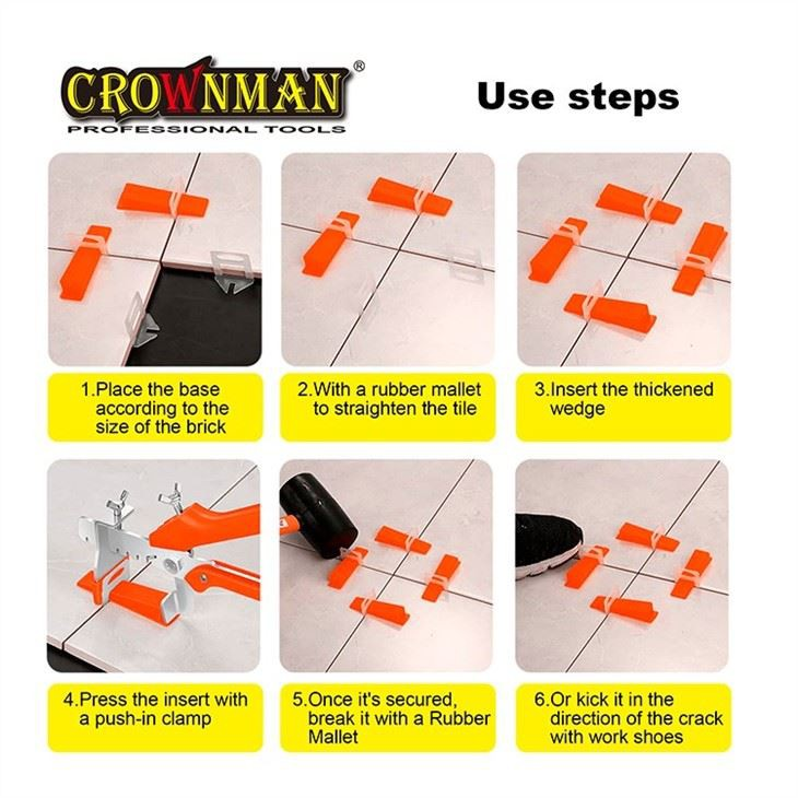 Kit de sistema de nivelamento de azulejos